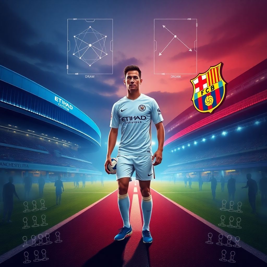 Полузащитник «Манчестер Сити» нацелен на переход в «Барселону»