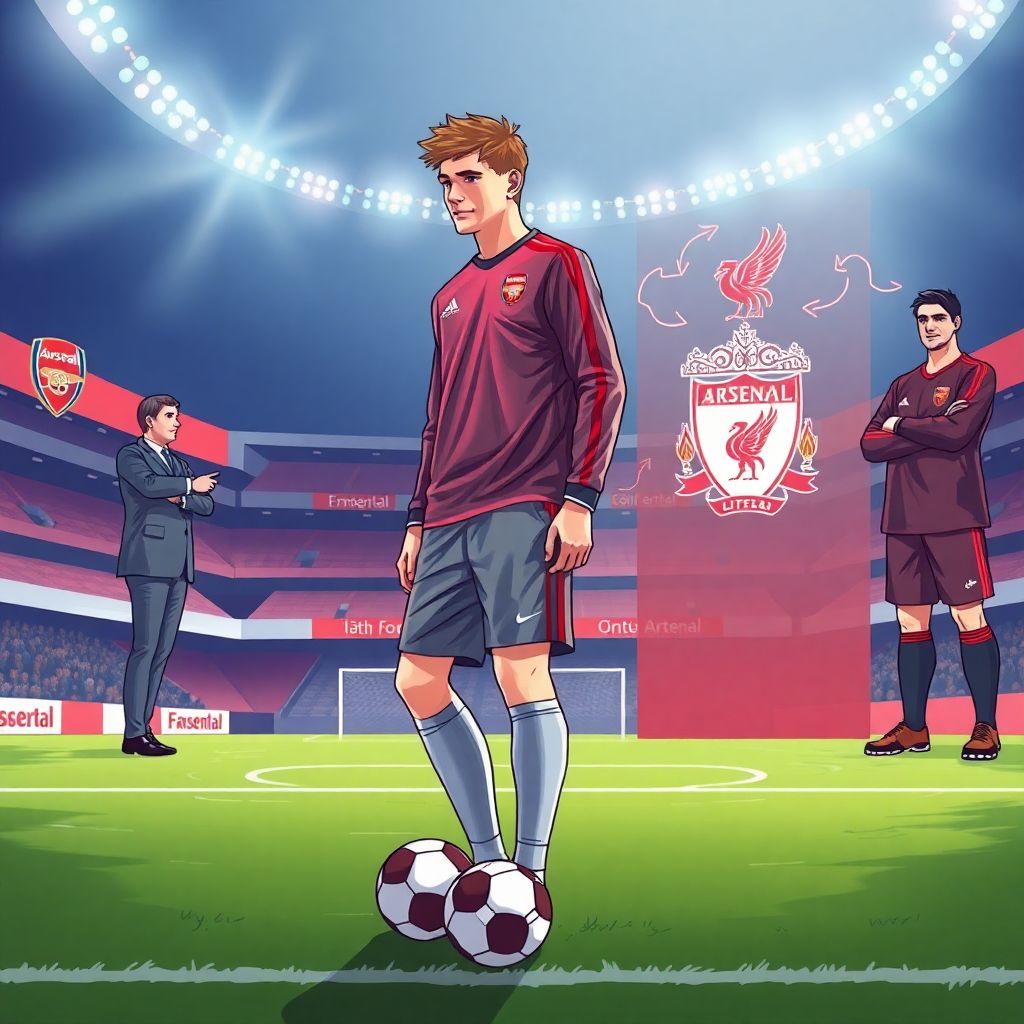 Арсенал и Ливерпуль поборются за Эли Крупи: трансферная битва за юный талант